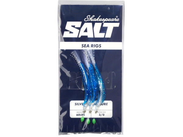 Shakespeare - Návazec Silver dream lure háček vel. 3/0 - 60lb - modrá