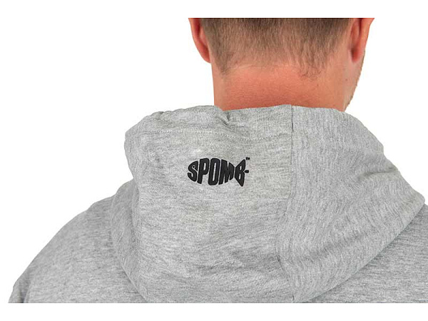 Spomb mikina Grey Zipped Hoody