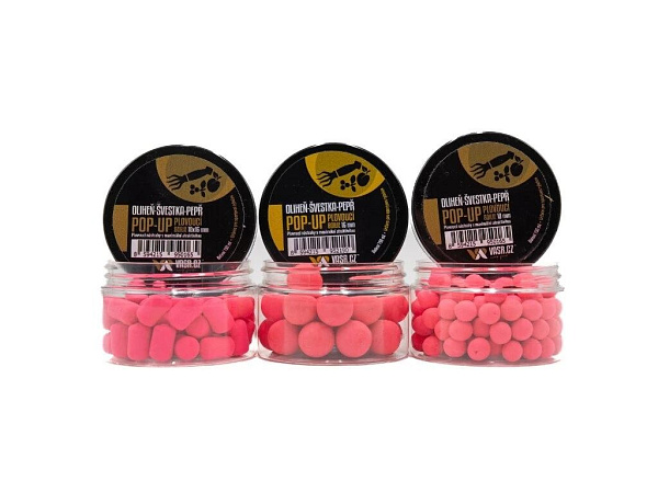 VASR.cz - Fluoro Pop-up Oliheň-Švestka-Pepř 16mm 150ml