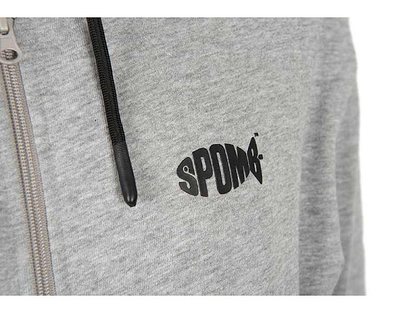 Spomb mikina Grey Zipped Hoody