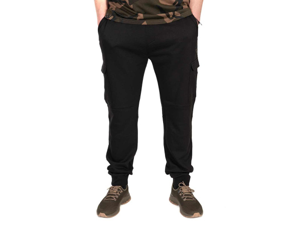 Fox tepláky LW Black/Camo Combat Joggers