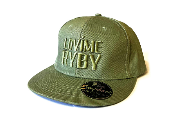 Kšiltovka Lovíme ryby Khaki snapback