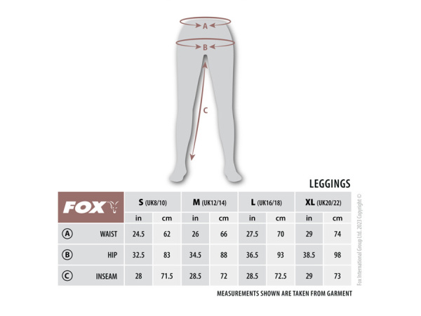 FOX - Legíny dámské WC leggings