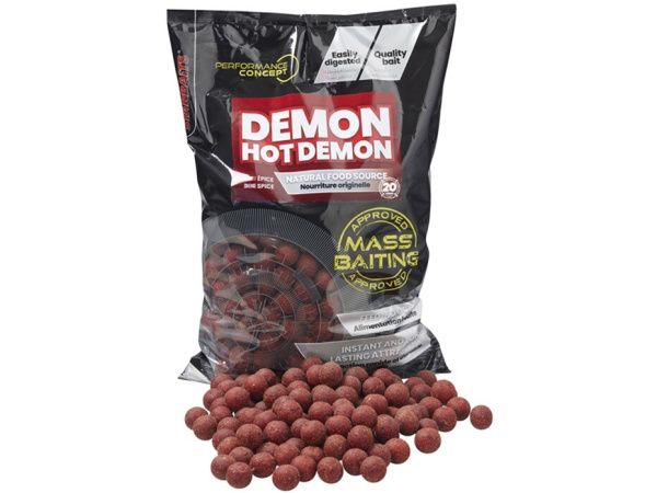 Starbaits - Boilies Mass Baiting Hot Demon, 3kg