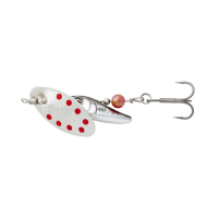 SAVAGE GEAR - Třpytka Sticklebait Spinner vel.2 - 7,3g - Dirty Silver Red