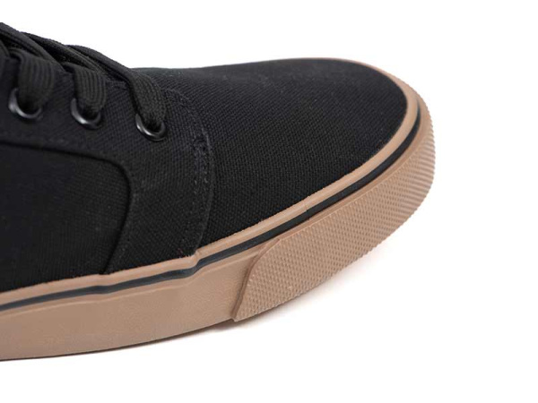 Fox Black Canvas Shoe