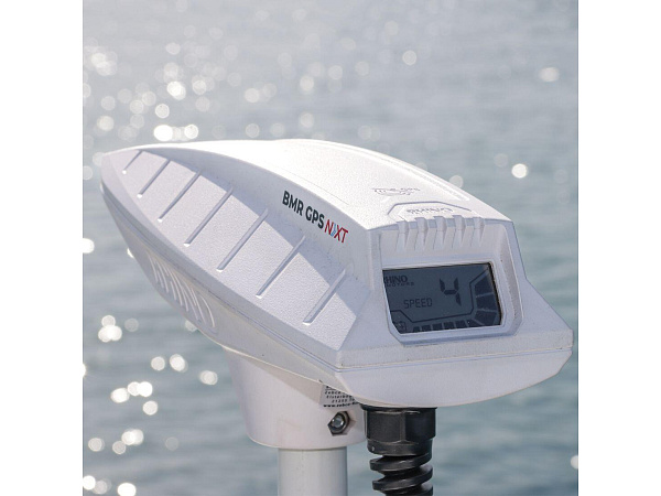 Rhino příďový elektromotor BMR GPS NxT 65 Longshaft 12V electric outboard motor white