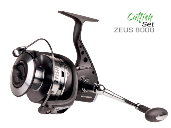 ZFISH Combo - Prut Catfish Fighter 2,85m/100-300g + Naviják Zeus ZX 8000