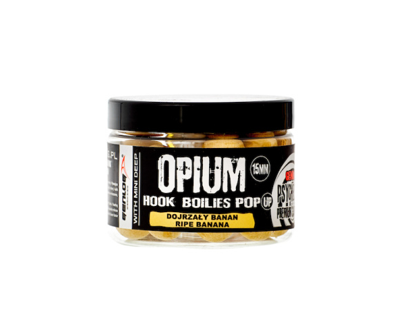 GENLOG OPIUM HOOK BOILIES Pop Up 15mm, 150ml