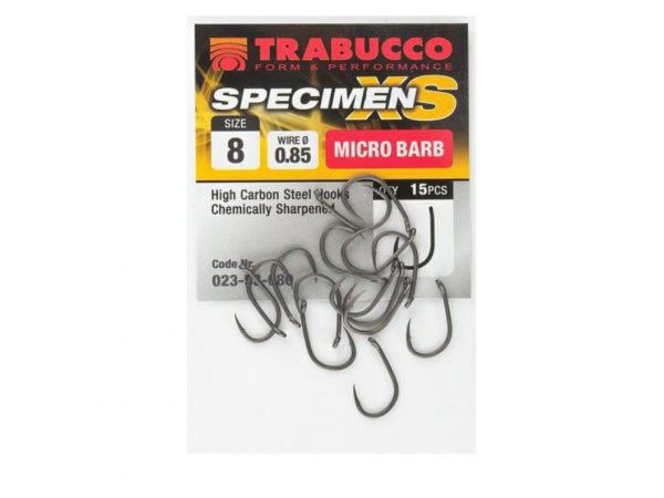 Trabucco - Háčky XS specimen vel. 10, micro barb, bal.15ks