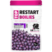 LK Baits Top ReStart Boilies Purple Plum  18 mm, 250g