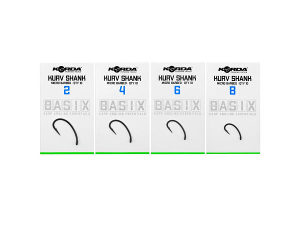KORDA Háčky Basix Kurv Shank Micro Barbed