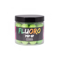 LK Baits - Fluoro pop-up boilies 200ml, 18mm, mušle