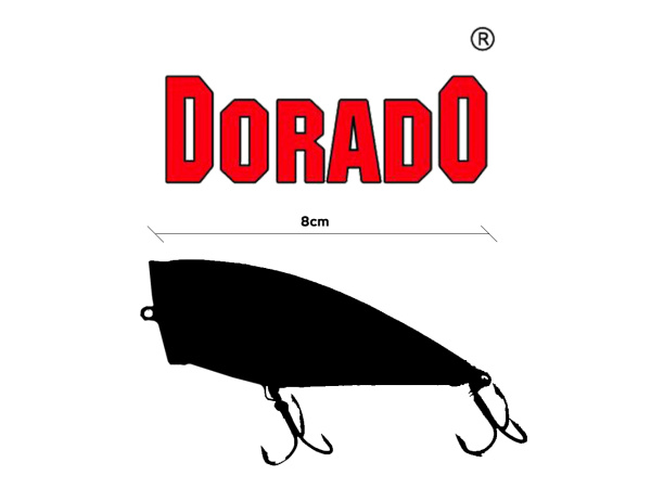 DORADO - Wobler Splash pop 8cm
