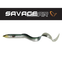 SAVAGE GEAR - Umělá nástraha 3D Real eel 15cm / 12g - Green silver