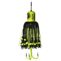 MADCAT - Sumcová chobotnička A-static Clonk Teaser s trojháčkem 100g - fluo yellow UV
