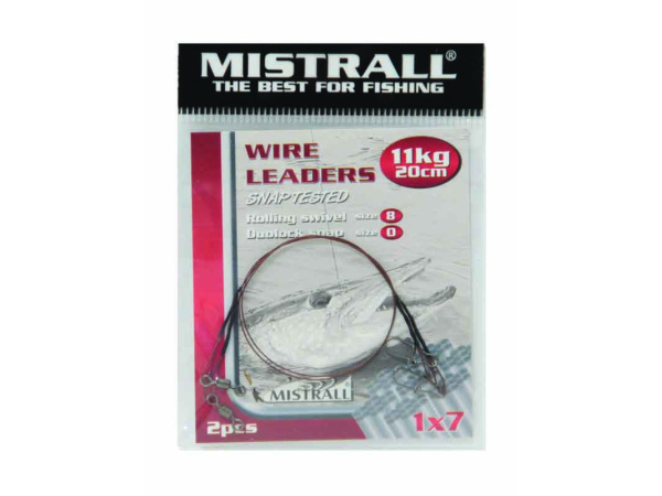 MISTRALL- Lanko WIRE LEADERS 1x7 20cm