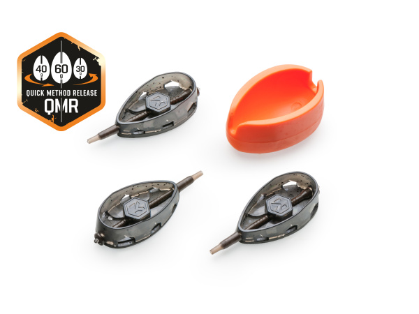 Mivardi Sada rychlovýměnných method krmítek QMR Flat L (30g + 40g + 50g + mould)