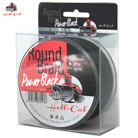 Hell-Cat Splétaná šňůra Round Braid Power Black - 0,60mm / 75kg, 200m