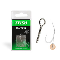 ZFISH Nástrahový trn Bait Pin 20ks - Velikost 6mm