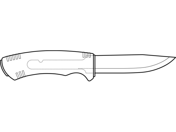 MORAKNIV - Nůž Bushcraft Survival Black
