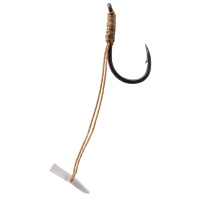 KORUM - Navázané Háčky Quickstop Hook Hairs Barbed - Vel. 10, 4ks