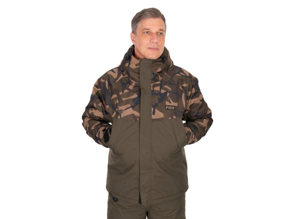 FOX - Oblek (bunda + kalhoty) Khaki/Camo Wintersuit