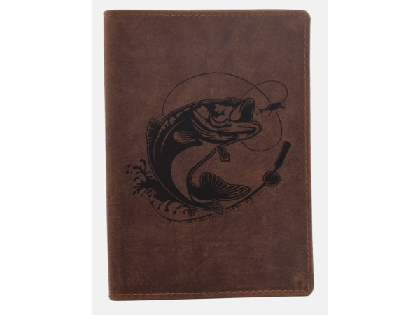 MERCUCIO - Pouzdro na rybářské doklady Candát s prutem