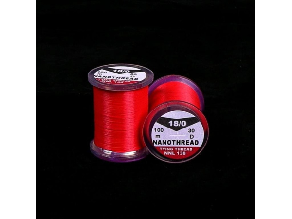 HENDS - Nanothread 30D 18/0 - Velká cívka NNL - Červená