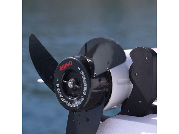 Rhino příďový elektromotor BMR GPS NxT 65 Longshaft 12V electric outboard motor white