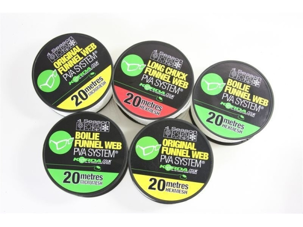 KORDA PVA Náhradní Punčocha Funnel Web Hexmesh Refill 40 mm 5 m