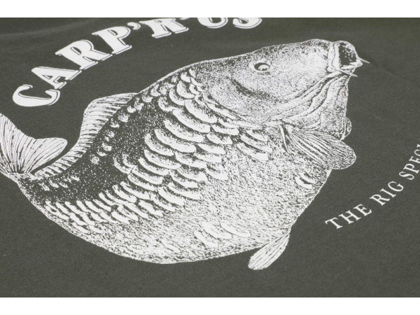 Carp´R´Us Tričko Mouthsnagger army zelená