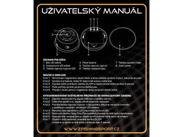 Zfish Světlo Bite Alarm Bivvy Light