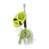 MADCAT - Sumcová třpytka Big Blade spinner 55g - fluo-žlutá
