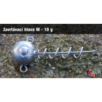 Red Bass - Jig koule zavrtávací  vel. M - 10g, bal. 2ks - VÝPRODEJ