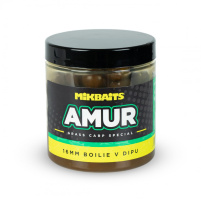 Mikbaits - Amur range, amur boilie v dipu 16mm / 250ml