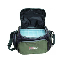 ICE fish - Taška na přívlač a moře s 4 plastovýmy boxy