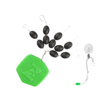 ZFISH Korálky Tungsten Oval Beads
