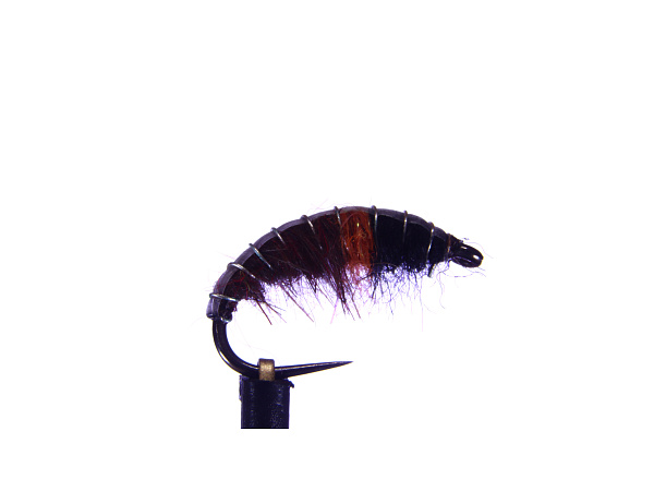 Blešivec s oranžovým srdíčkem - vel.10 - 1ks