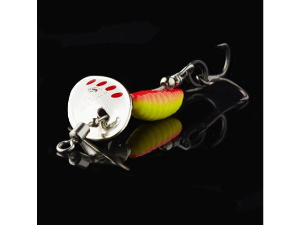 SAVAGE GEAR - Třpytka Grub Spinner - Copper Red Yellow