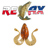Relax - Gumová nástraha Banjo Frog 1 Barva - S218 - blister 5ks - 4,5cm