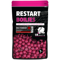 LK Baits ReStart Boilies Wild Strawberry 18 mm, 250g