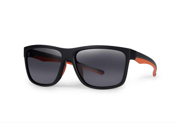 Fox Collection Black & Orange Shades – Grey Lens