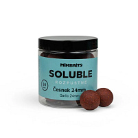 Mikbaits Rozpustné Boilie Soluble Česnek 250 ml 24mm
