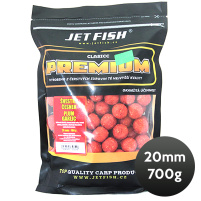 JET FISH - Boilie PREMIUM CLASSIC 700g 20mm - Švestka/Česnek