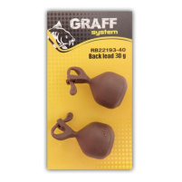 GRAFF - Back lead hnědý 30g - 2ks