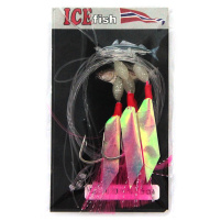 ICE Fish - Nástraha na moře třásně 5/0, 0,8mm 175cm - Růžová barva