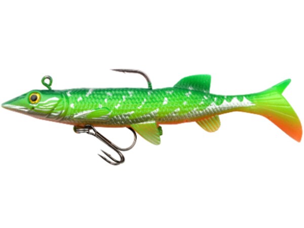 SPRO - Powercatcher Super Natural Baitfish s jigem a háčkem  12cm - Pike Toxic