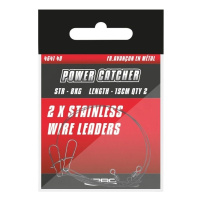 SPRO - Ocelové lanko s obratlíkem a karabinou - PC wire Leader - 16Kg / 40cm 2ks