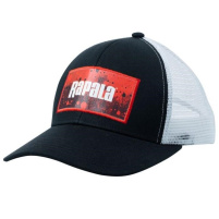 RAPALA - Kšiltovka Cap splash trucker black/red